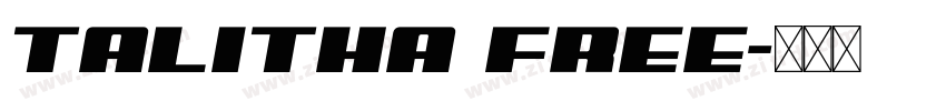 Talitha free字体转换